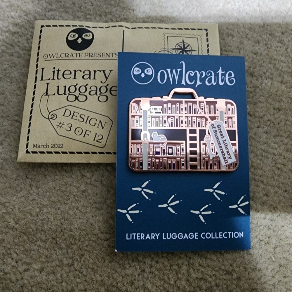 Owlcrate Literary Luggage Sorcery of Thorns Pin #3 of 12